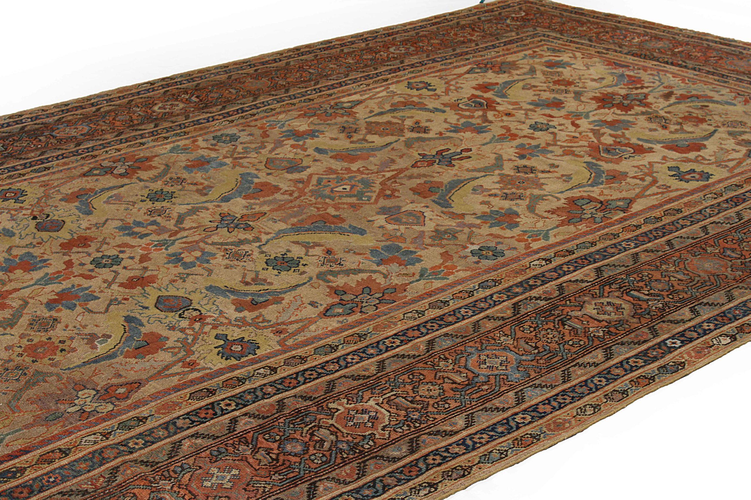 Tapis persans de Sultanabad datant d'environ 1880 - Design - 10685 Excellent état - En vente à Dallas, TX