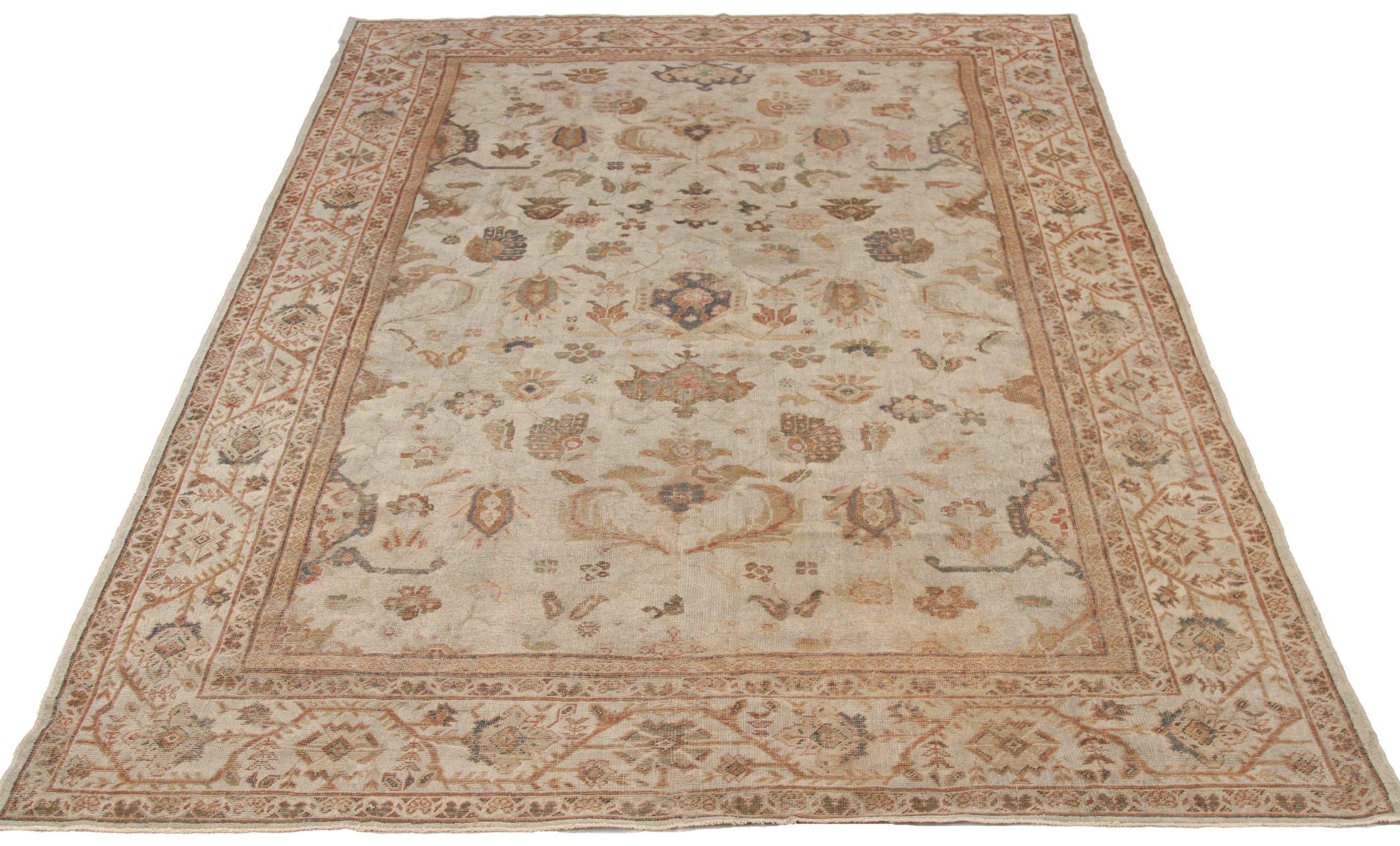 Descubre la elegancia de las alfombras persas Sultanabad Rugs de Circa 1880. Diseñado con meticulosa atención al detalle, este diseño exclusivo es perfecto para realzar tu espacio.