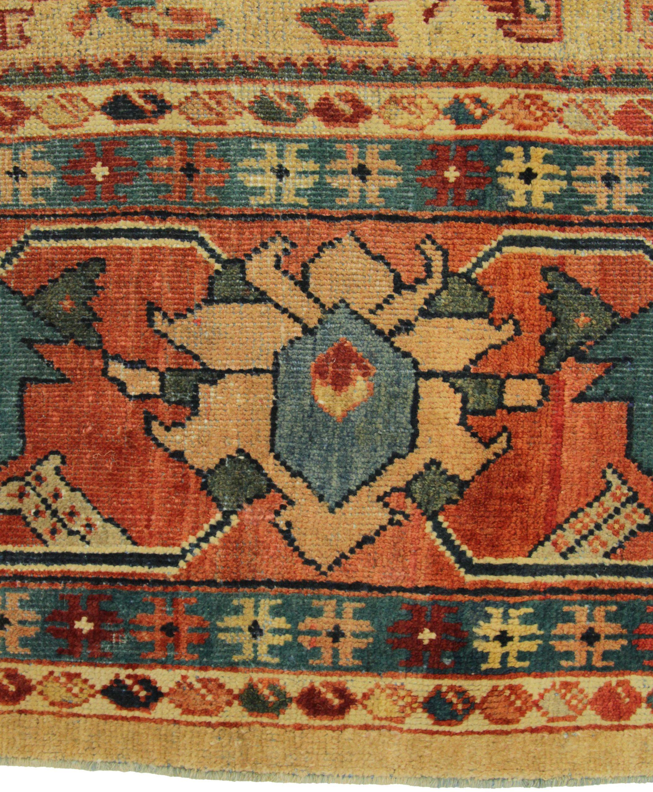 Persische Sultanabad-Teppiche Circa 1880 - Wolle Blau Elfenbein Rot 72963 im Zustand „Hervorragend“ im Angebot in Dallas, TX