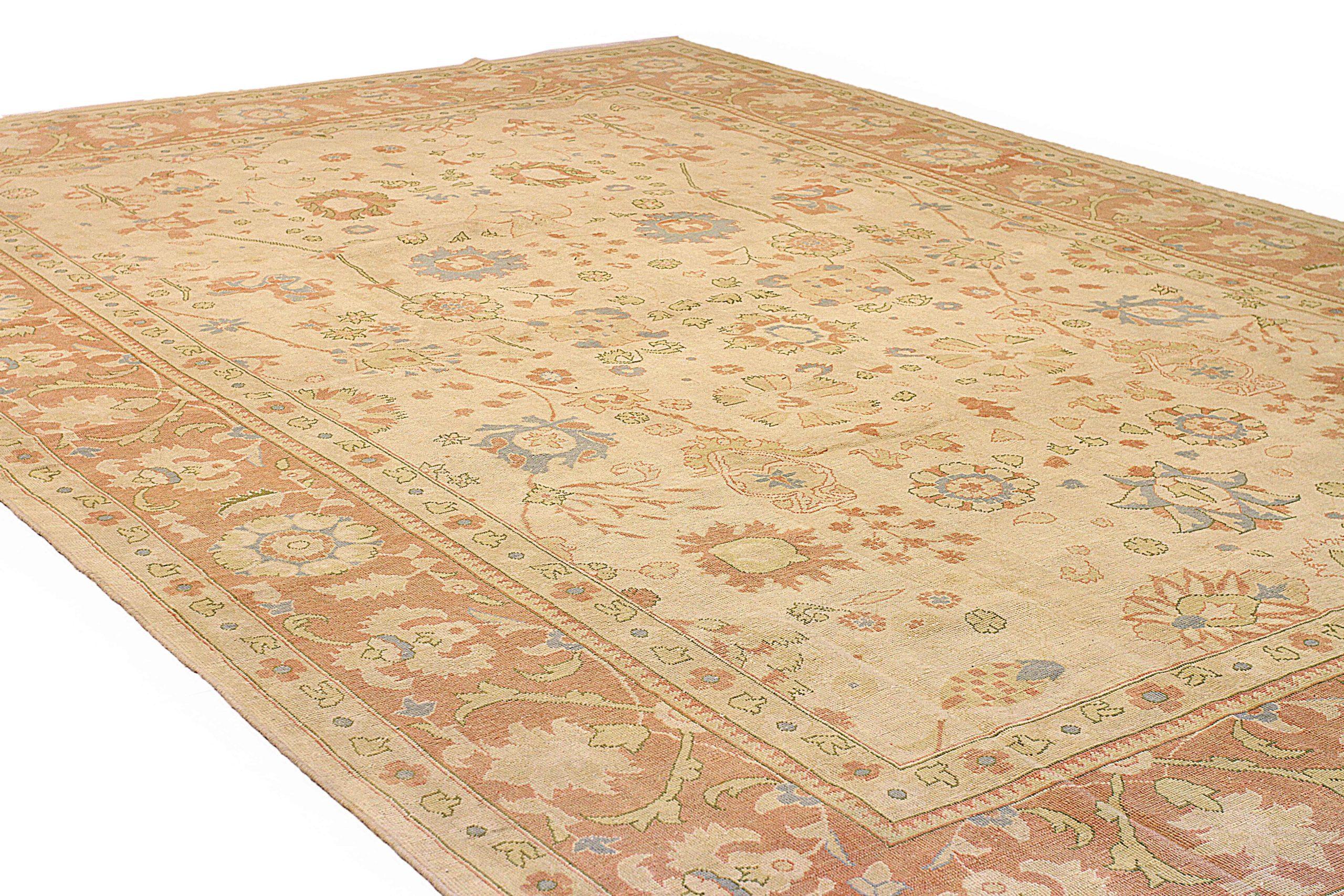 Persische Sultanabad-Teppiche Circa 1990 - 53769 (Asiatisch) im Angebot