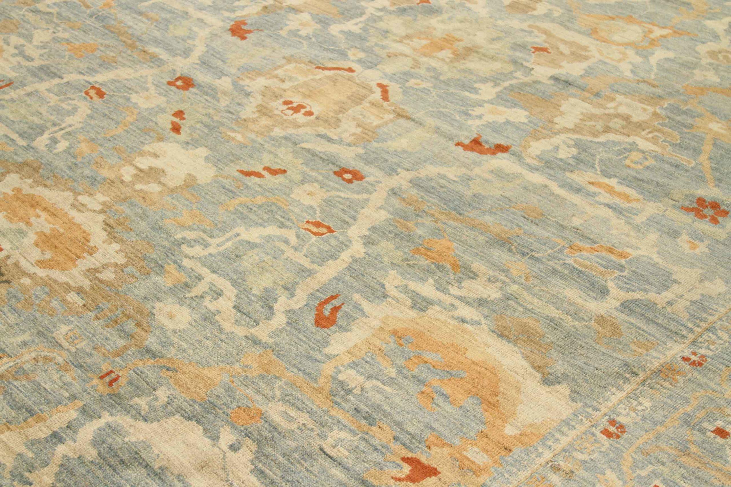 Asiatique Persian Sultanabad Area Rugs Circa 1990 - 66584 en vente