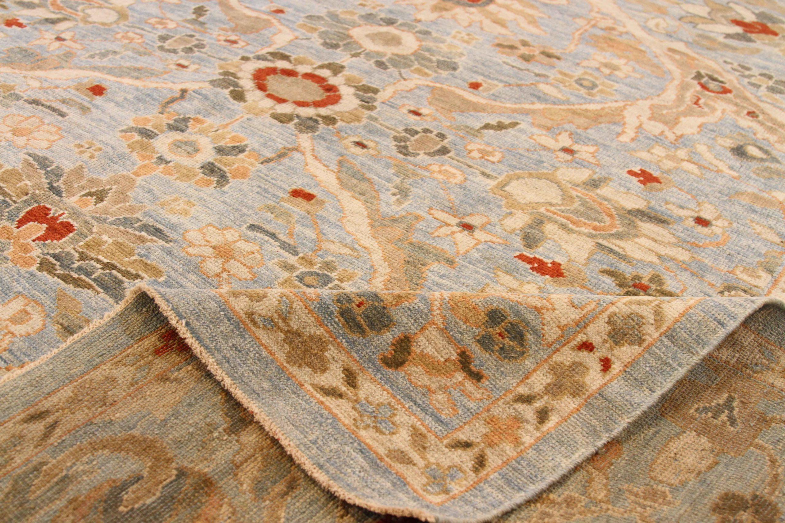 Tapis persans de Sultanabad vers 1990 - 68452 Excellent état - En vente à Dallas, TX