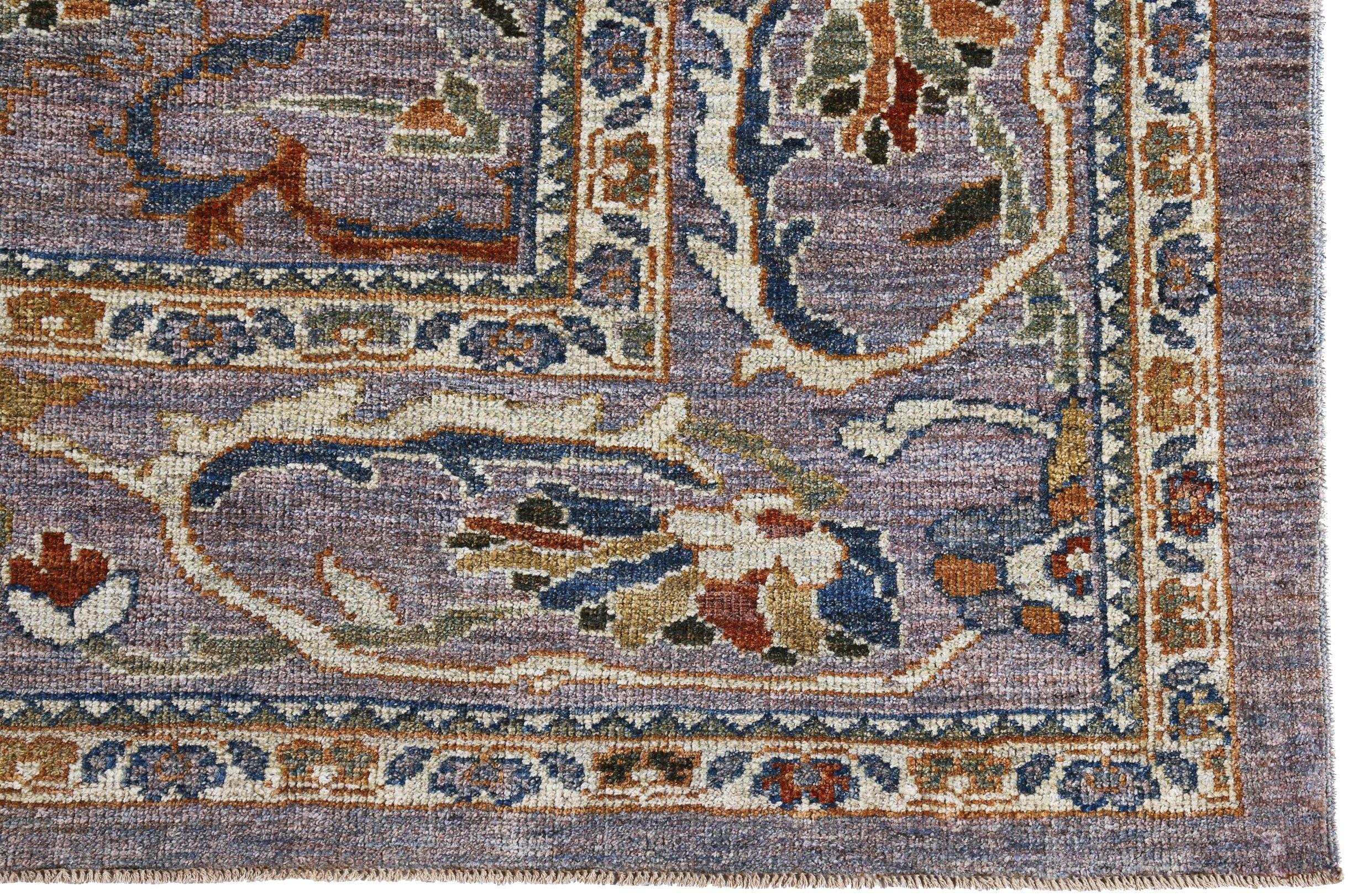 Persische Sultanabad-Teppiche Circa 1990 - Wolle Elfenbeinfarbenes Reversmuster - 89546 im Zustand „Hervorragend“ im Angebot in Dallas, TX