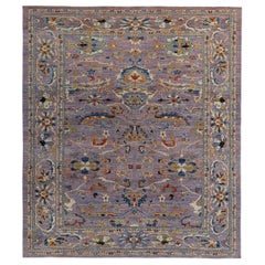 Persische Sultanabad-Teppiche Circa 1990 - Wolle Elfenbeinfarbenes Reversmuster - 89546