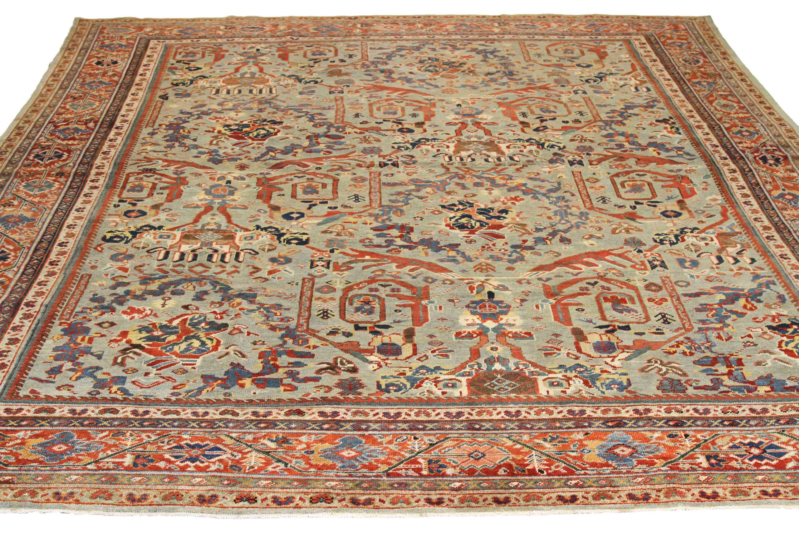 Scopri l'eleganza dei Sultanabad Rugs persiani. Progettato con una meticolosa attenzione ai dettagli, questo design esclusivo è perfetto per valorizzare il tuo spazio.