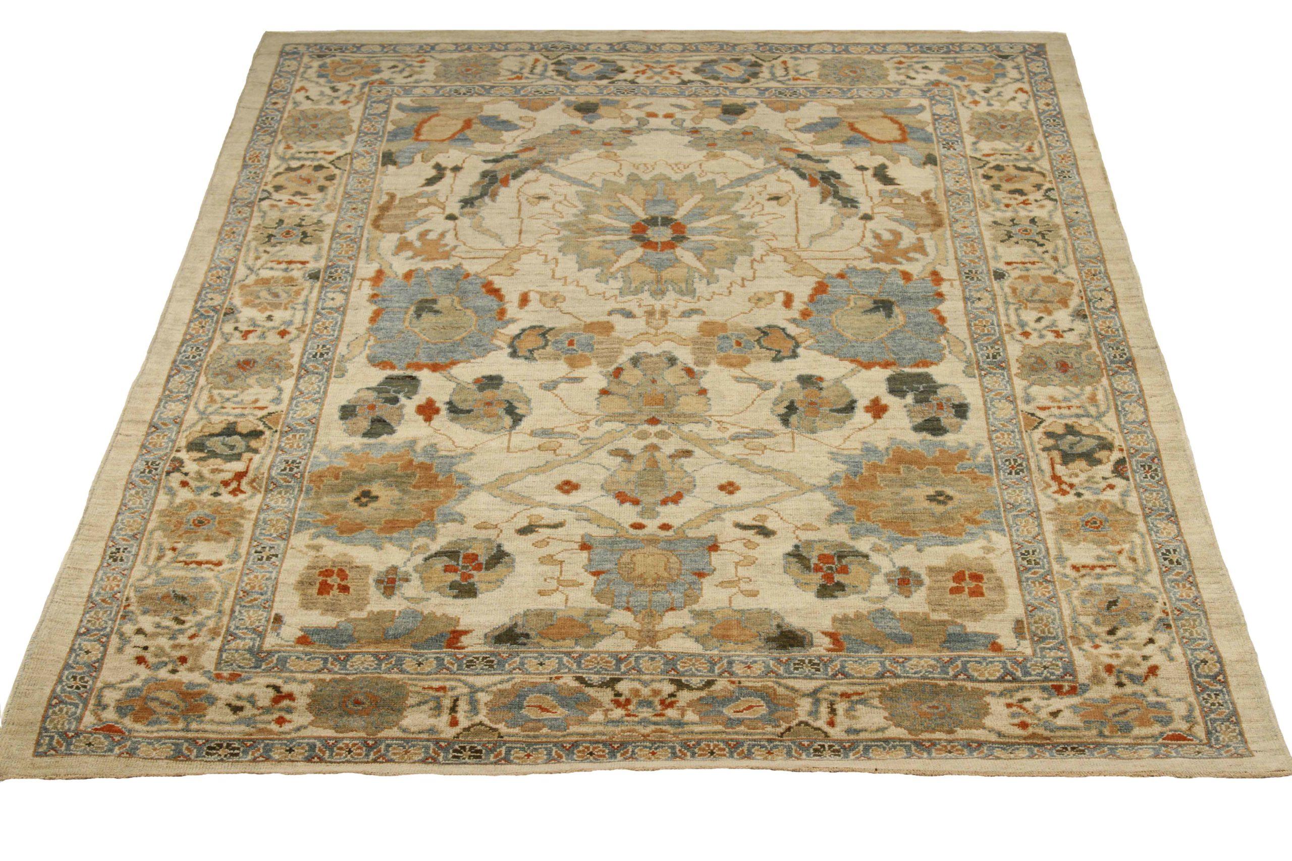 Entdecken Sie die Eleganz des persischen Sultanabad mit seinen Teppichen. Dieses exklusive Design, das mit viel Liebe zum Detail entworfen wurde, ist perfekt, um Ihren Raum zu verschönern.