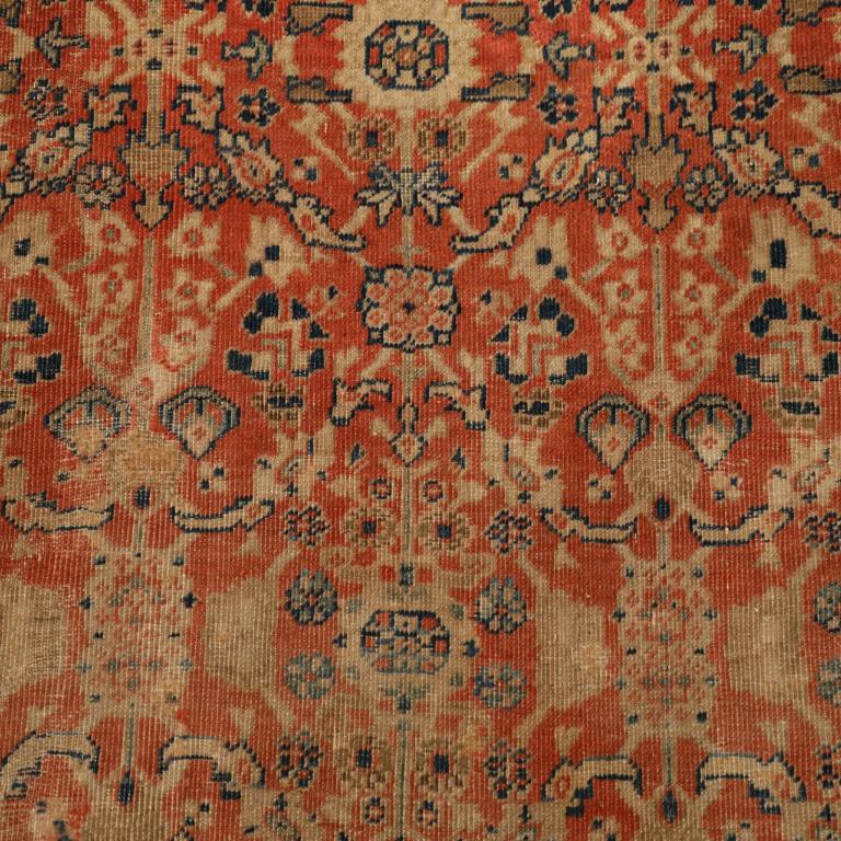 Iracheno Tappeti persiani Sultanabad Rugs - Lana Blu Avorio Rosso - 91789 in vendita