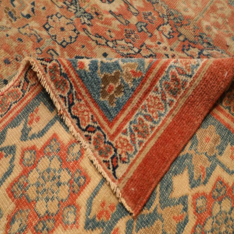 Tappeti persiani Sultanabad Rugs - Lana Blu Avorio Rosso - 91789 In condizioni ottime in vendita a Dallas, TX