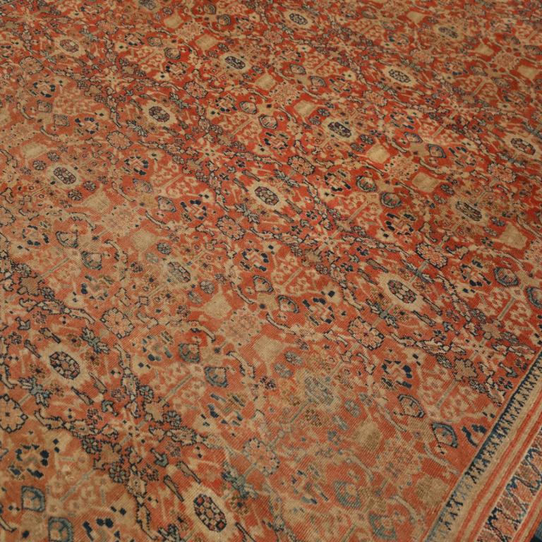 XX secolo Tappeti persiani Sultanabad Rugs - Lana Blu Avorio Rosso - 91789 in vendita
