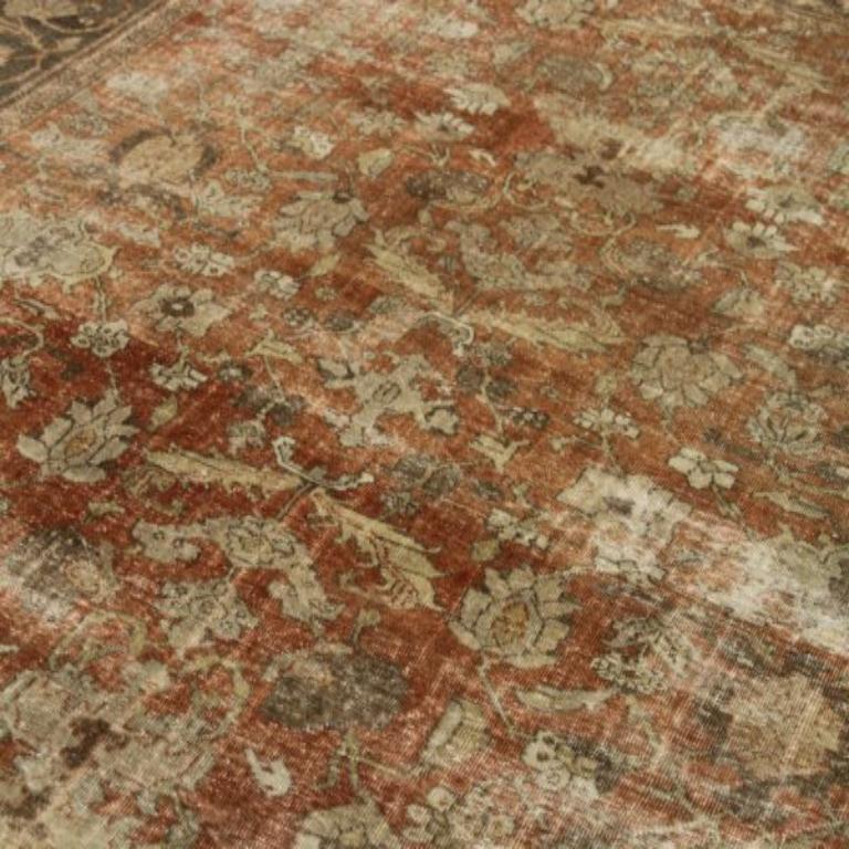 Iracheno Tappeti persiani Sultanabad Rugs - Lana Marrone Rosso Design - 89720 in vendita