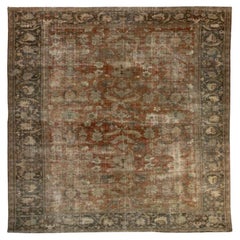 Tapis de sol persan Sultanabad - Laine Brown Red Design - 89720
