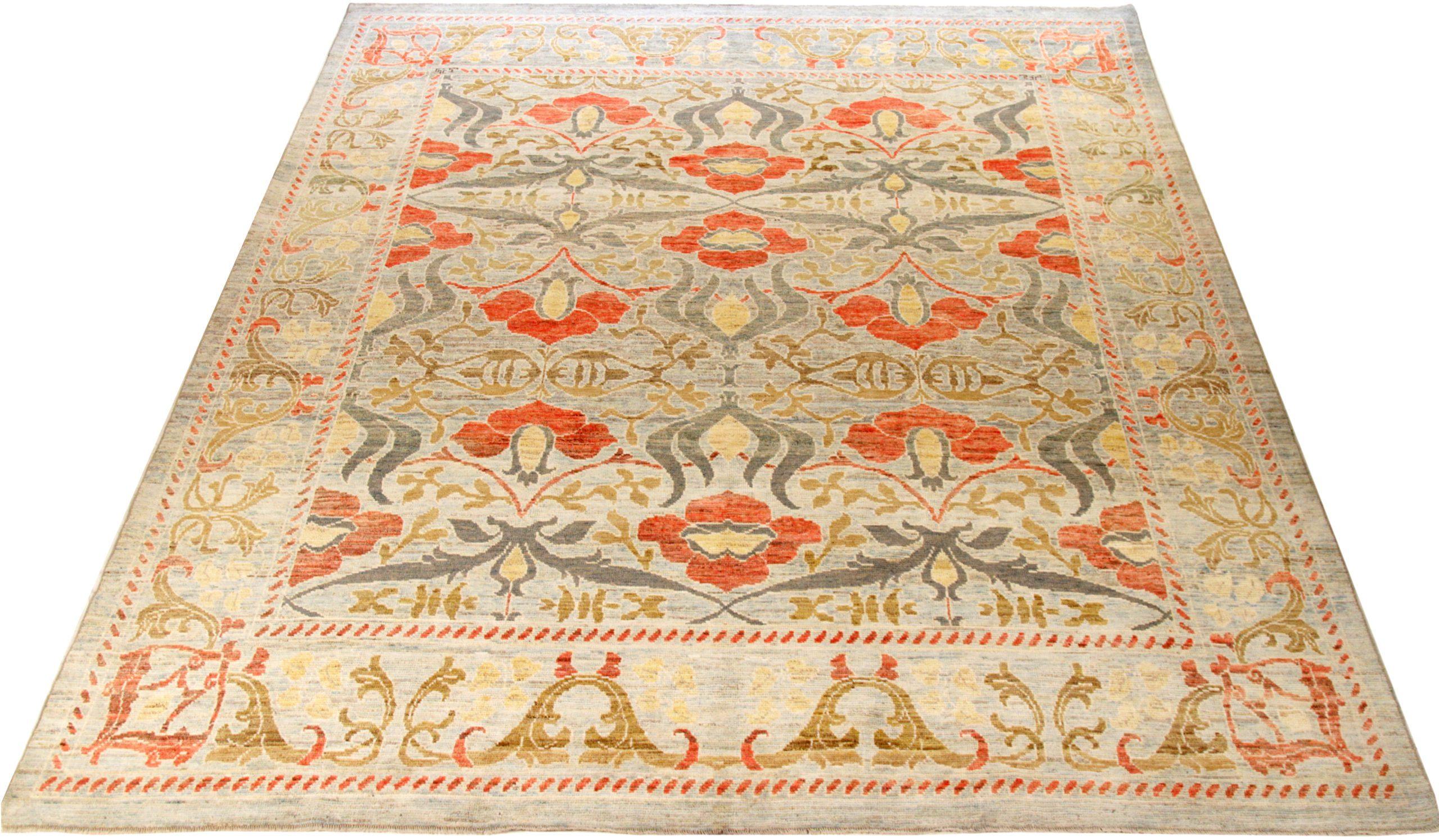 Discover the elegance of Persian Sultanabad featuring Area Rugs in Circa 1990. Designed with Wool and GreenIvoryRedYellow, this exclusive design is perfect for enhancing your space.