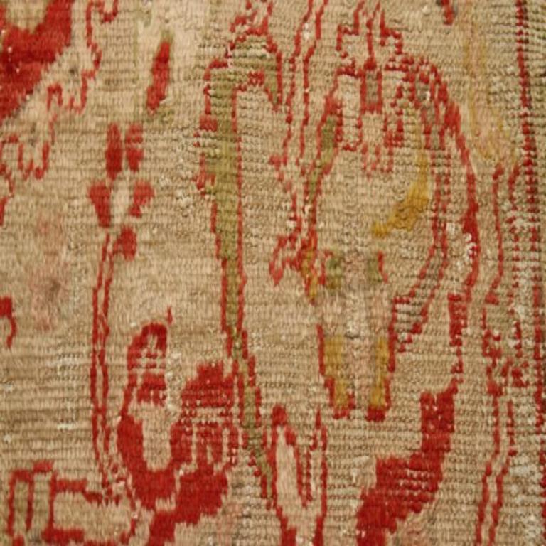 Persische Sultanabad Teppiche - Wolle Elfenbein Rot Gelb Design - 90009 im Zustand „Hervorragend“ im Angebot in Dallas, TX