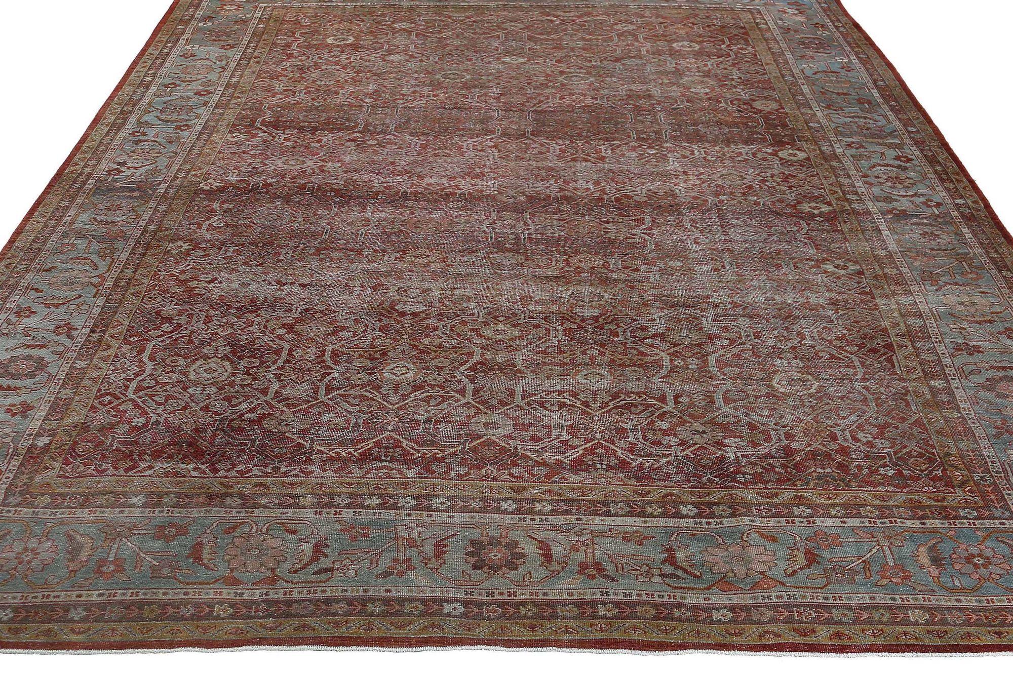 Persische Sultanabad-Teppiche aus Sultanabad – rotes Wolldesign – 96764 (Irakisch) im Angebot