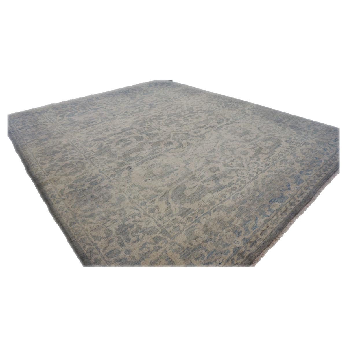 Persische Sultanabad Masters Wolle 8X10 Elfenbein, Beige & Grau Handgefertigter Vorleger (Handgeknüpft) im Angebot