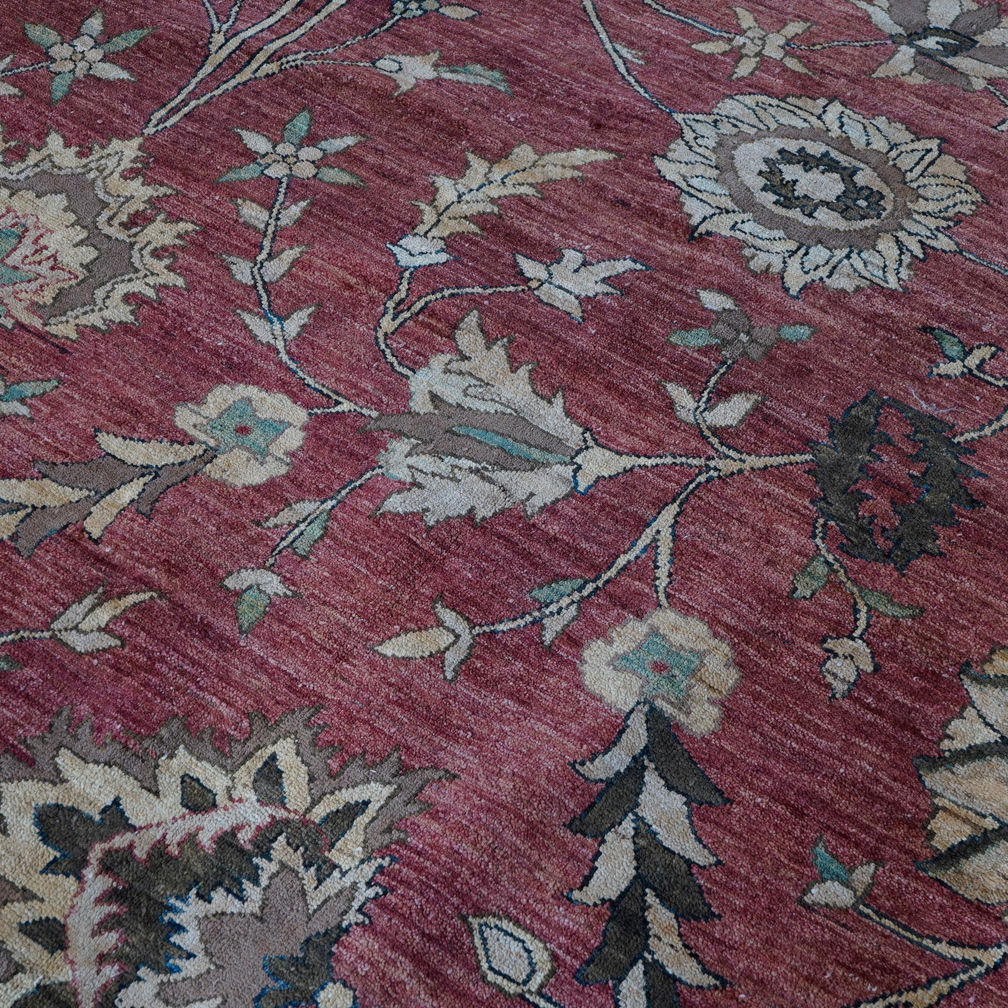 Persian Sultanabad Oriental Wool Rug 20th C For Sale 11