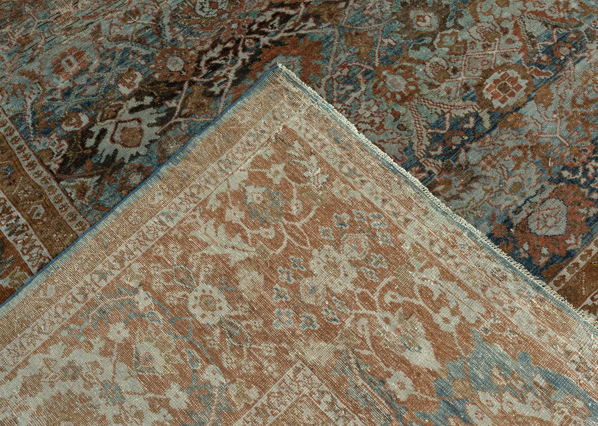 Wool Early 20th Century Persian Sultanabad Rug For Sale