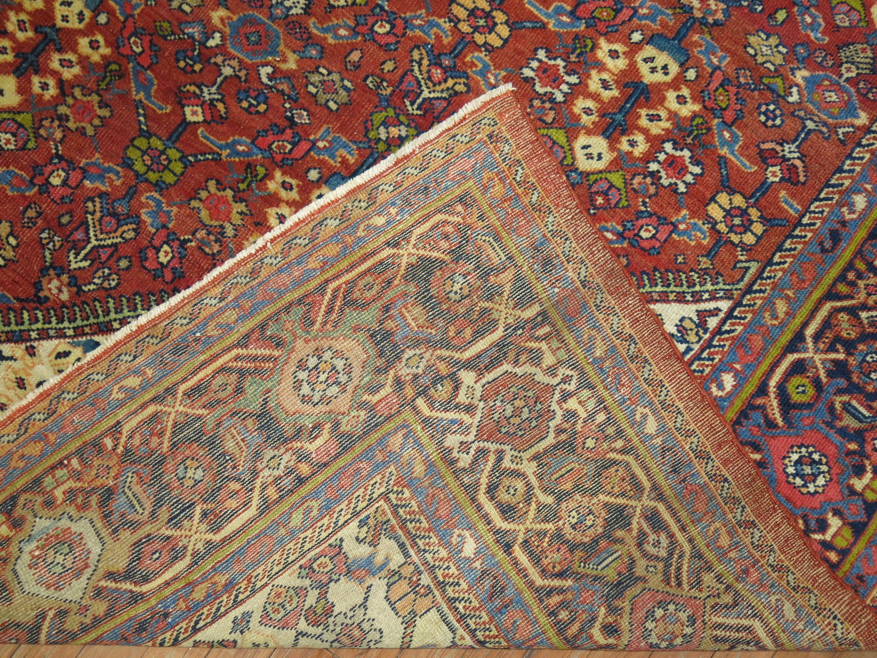Sultanabad Antique Persian Mahal Rug  For Sale