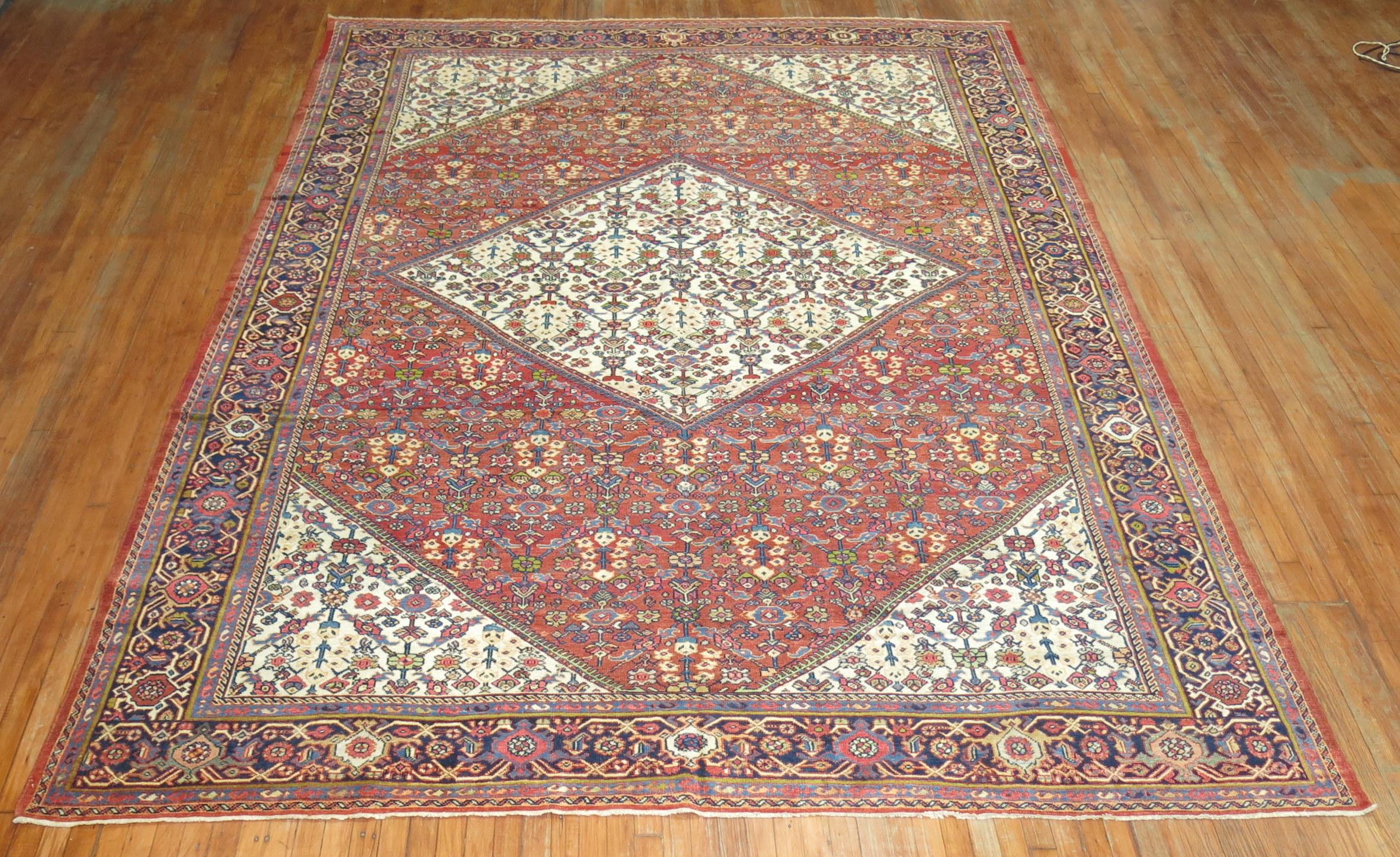 Antique Persian Mahal Rug  For Sale 2