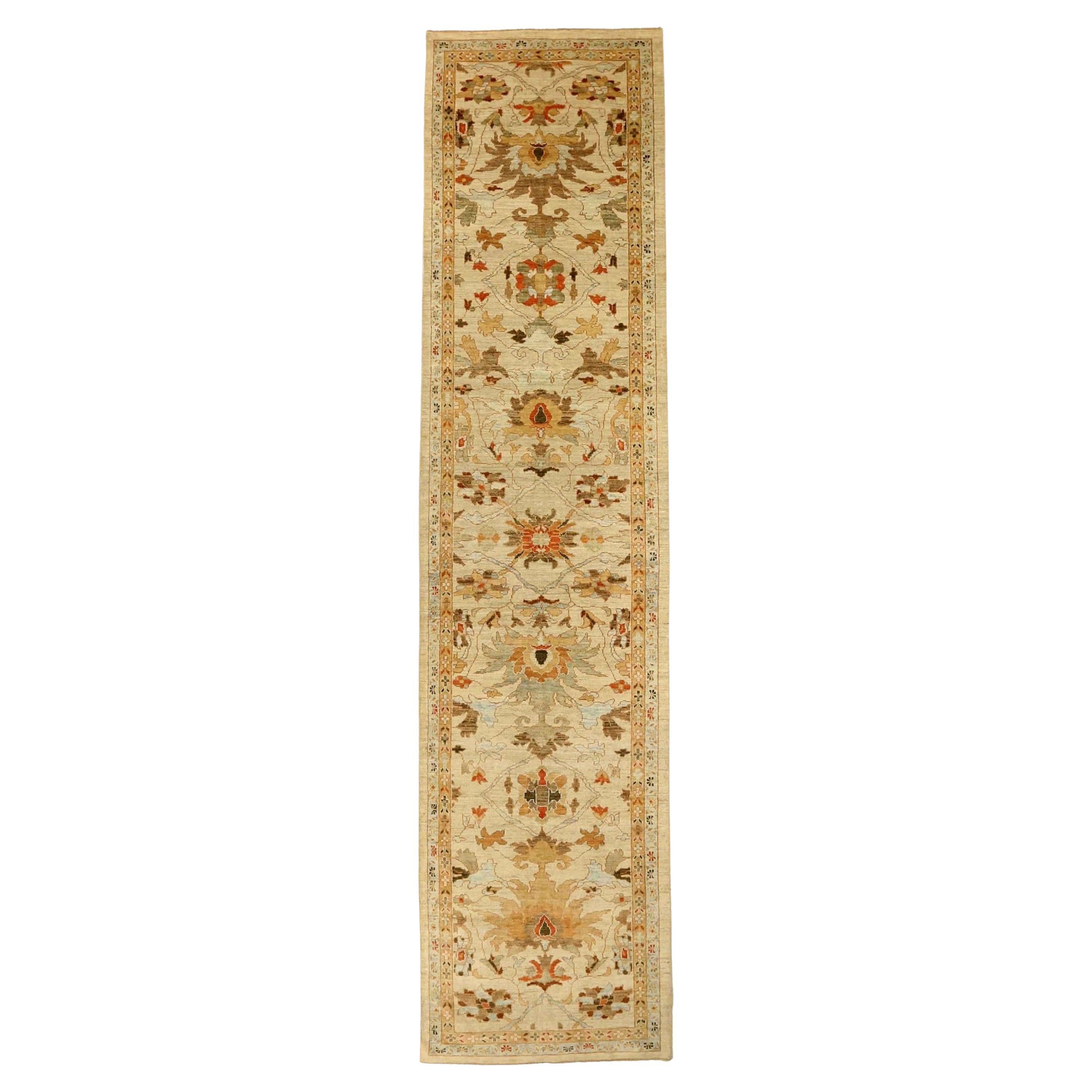 Persian Sultanabad Runner Rug Circa 1990 - 66567