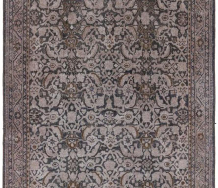 Asiatico Tappeto persiano Sultanabad Rugs - Lana Marrone Avorio - 91611 in vendita