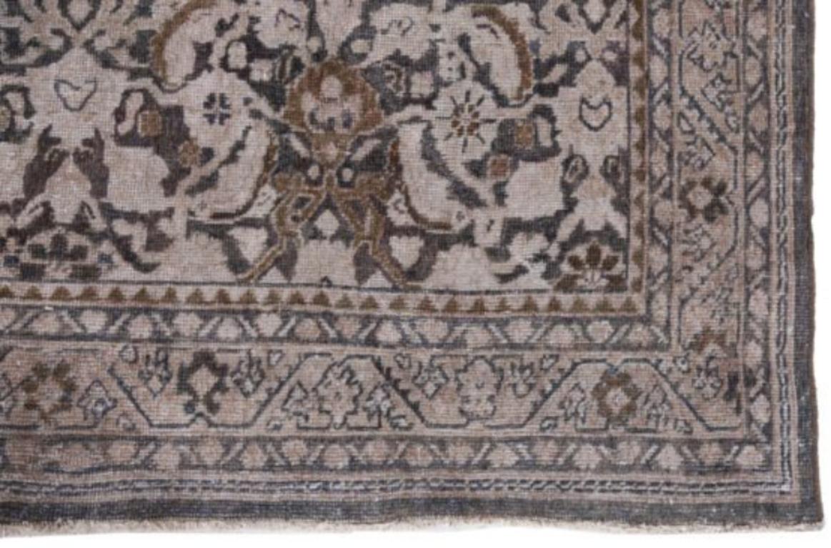 Tappeto persiano Sultanabad Rugs - Lana Marrone Avorio - 91611 In condizioni ottime in vendita a Dallas, TX