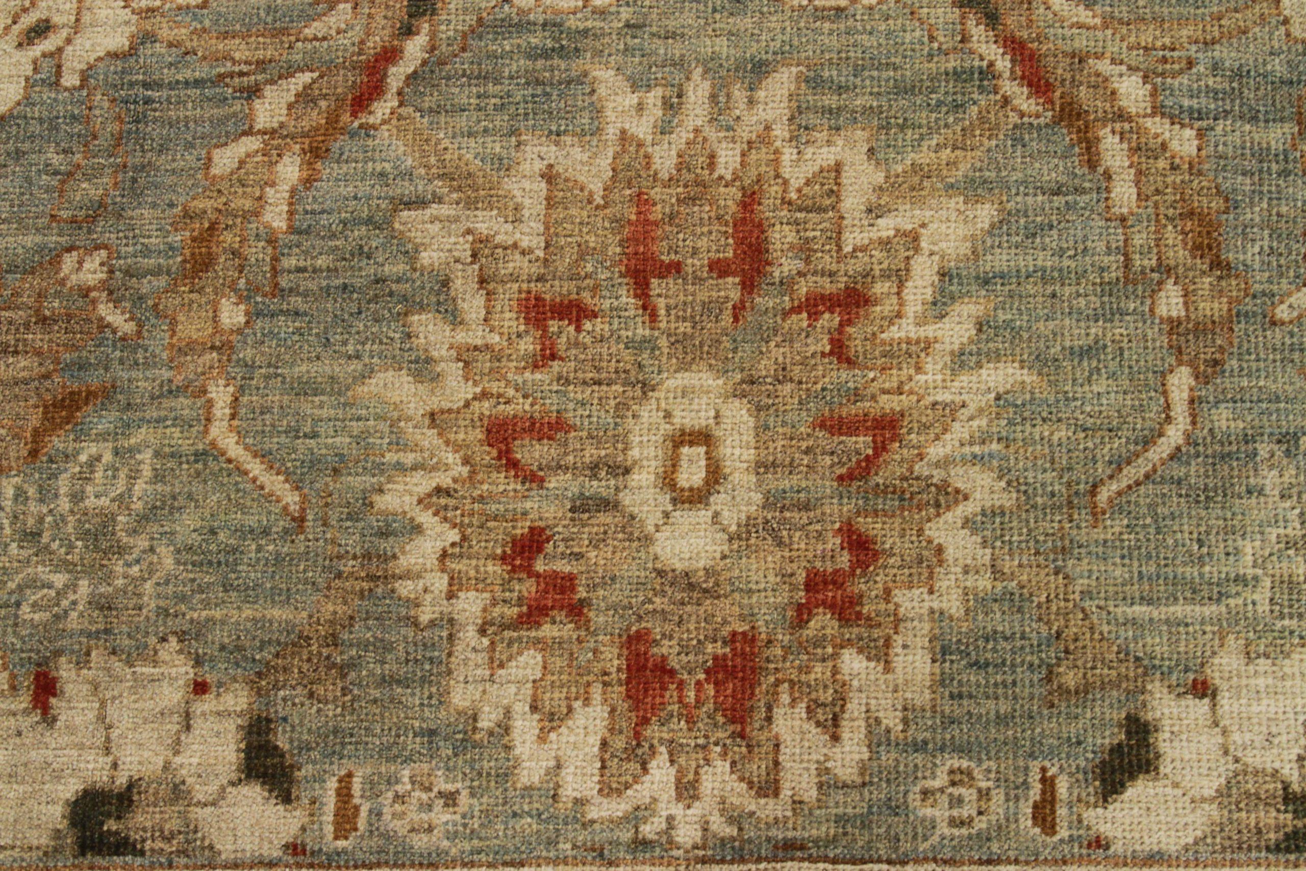 Alfombras Cuadradas Persas Sultanabad Rugs - Lana Verde Marfil Rojo - 88856 en Excelente estado para la venta en Dallas, TX
