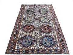 Persian Sumak Tribal Animal Motif Kilim Rug