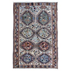 Tapis Kilim Persan Sumak Multi-Color Tribal Animal Motif