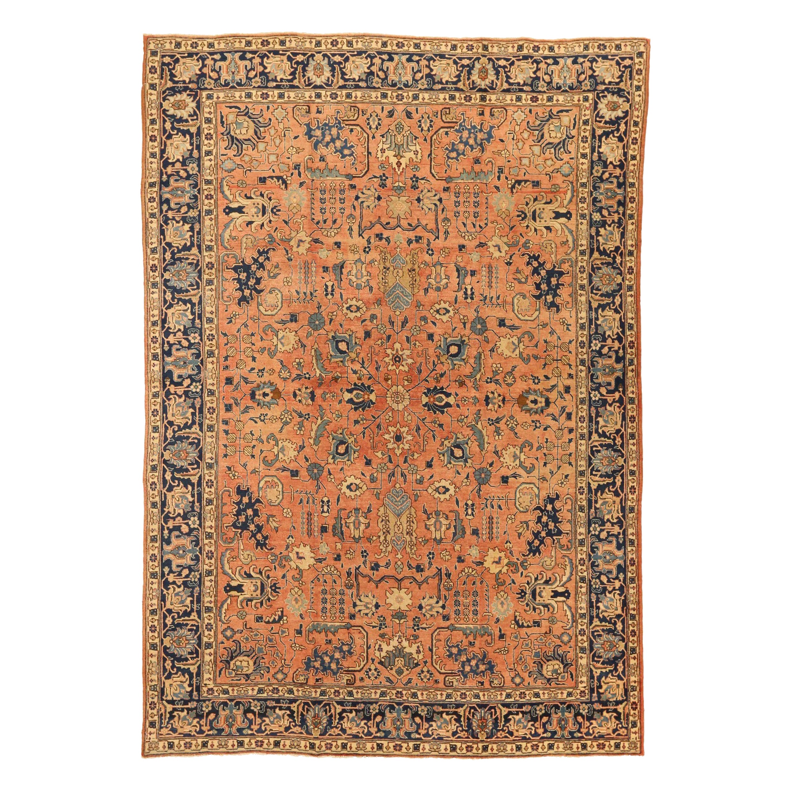 Tapis persans de Tabriz - 10363 en vente