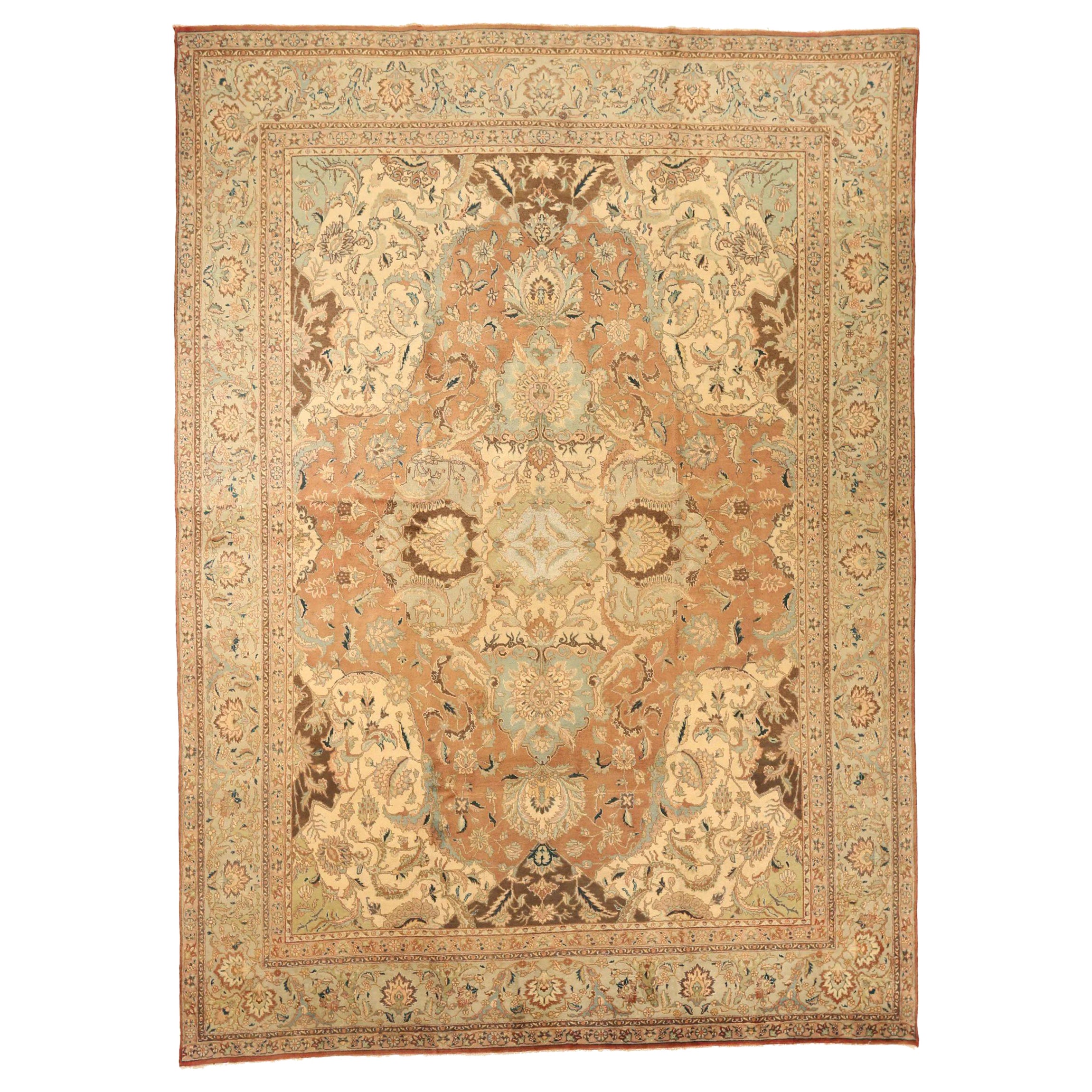 Tapis persans de Tabriz - 10974 en vente