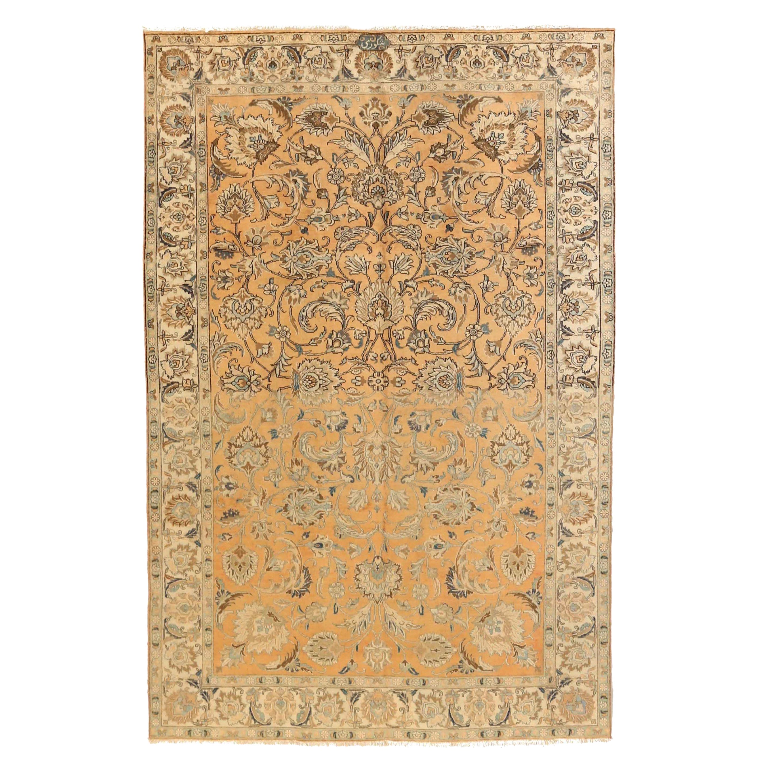 Tapis persans de Tabriz - 11102 en vente