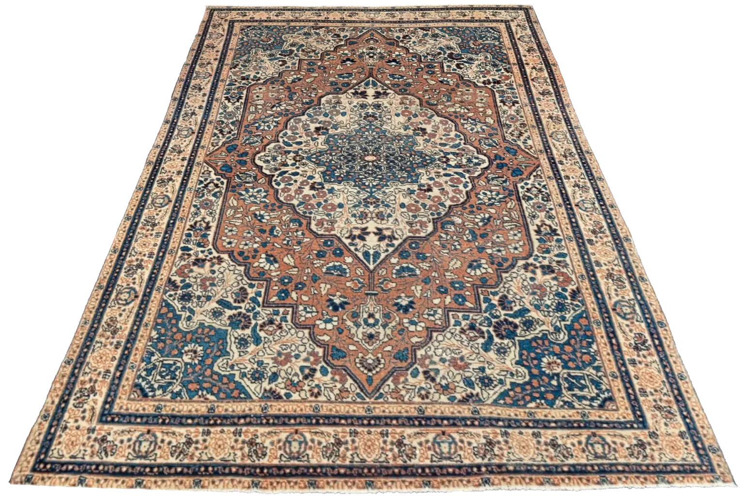 Tessuto a mano Tappeti persiani Tabriz-98239 in vendita