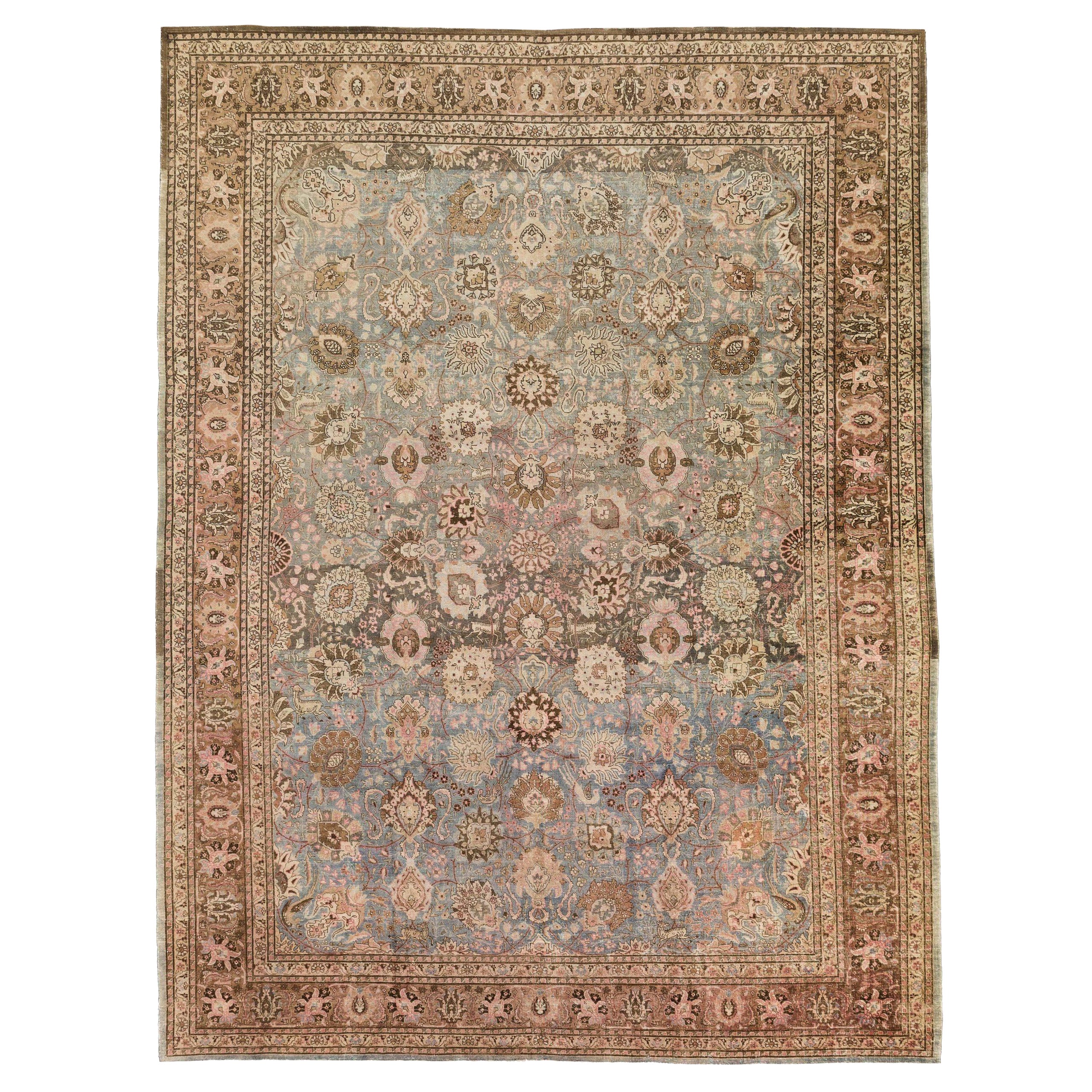 Tappeti persiani Tabriz Circa 1880 - 11423 in vendita