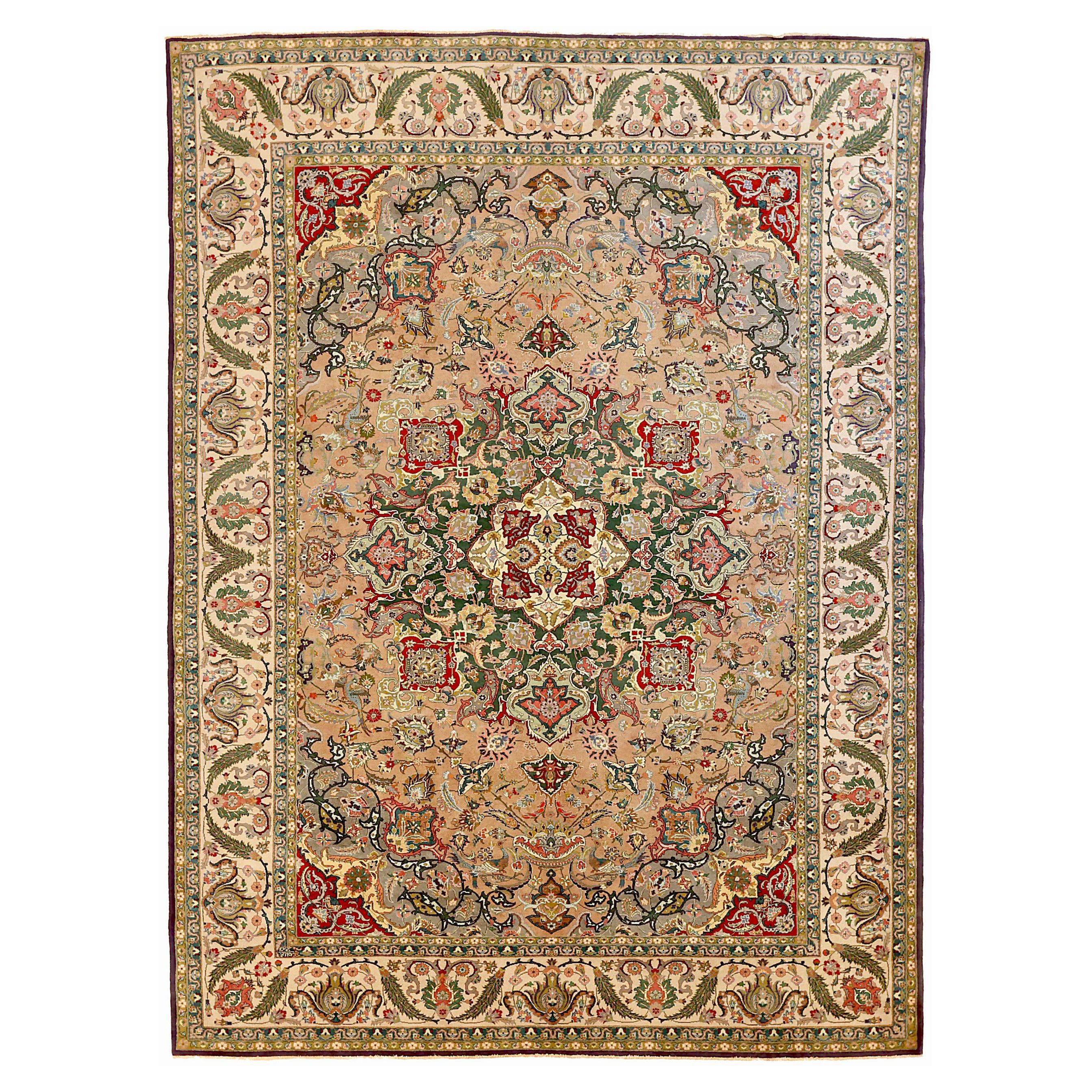 Alfombras persas de Tabriz Circa 1880 - 69001