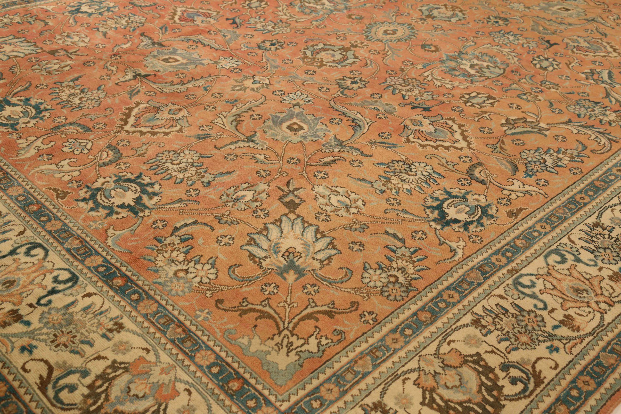 Asian Persian Tabriz Area Rugs - 11191 For Sale