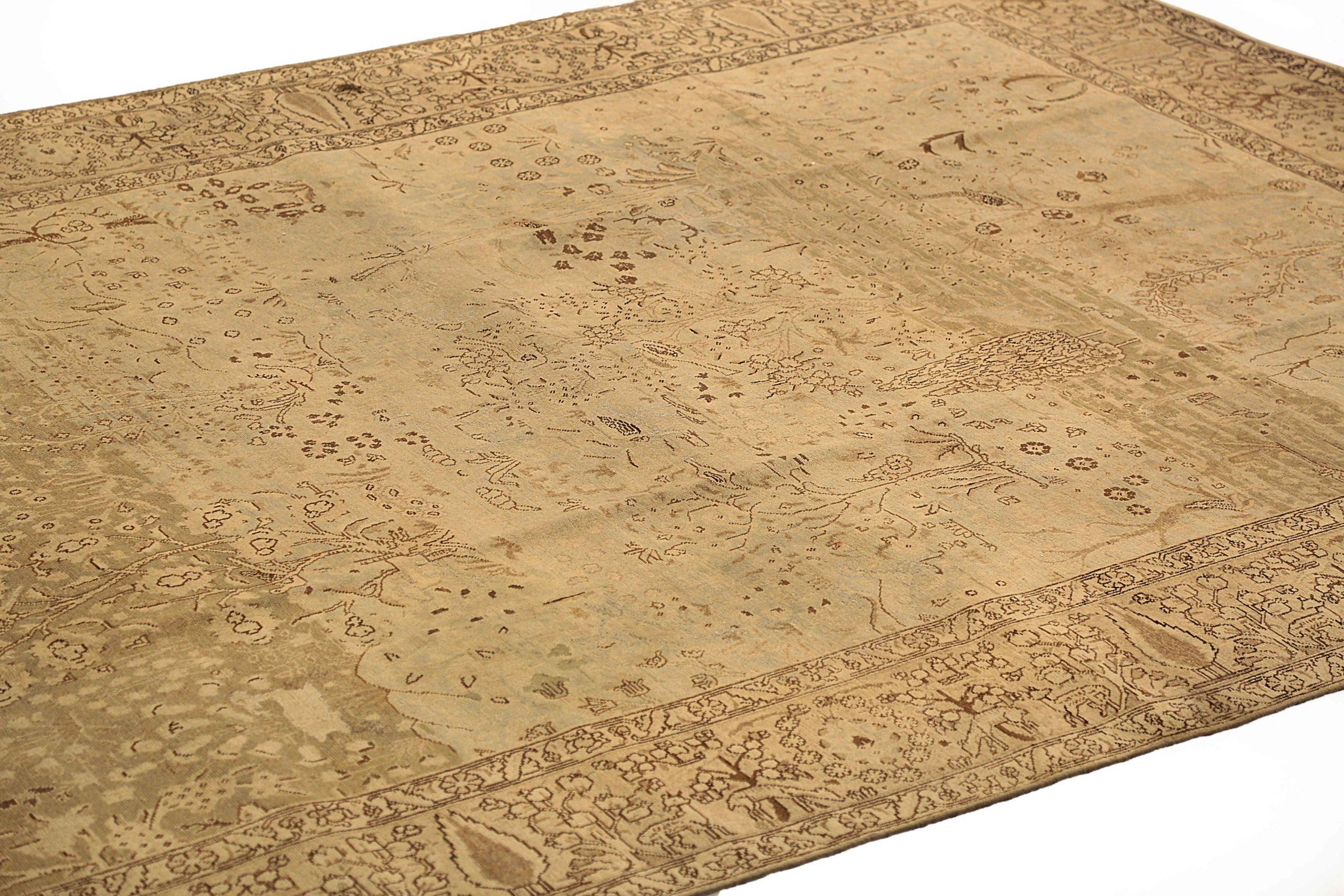 Asiatique Tapis persans de Tabriz - 12052 en vente