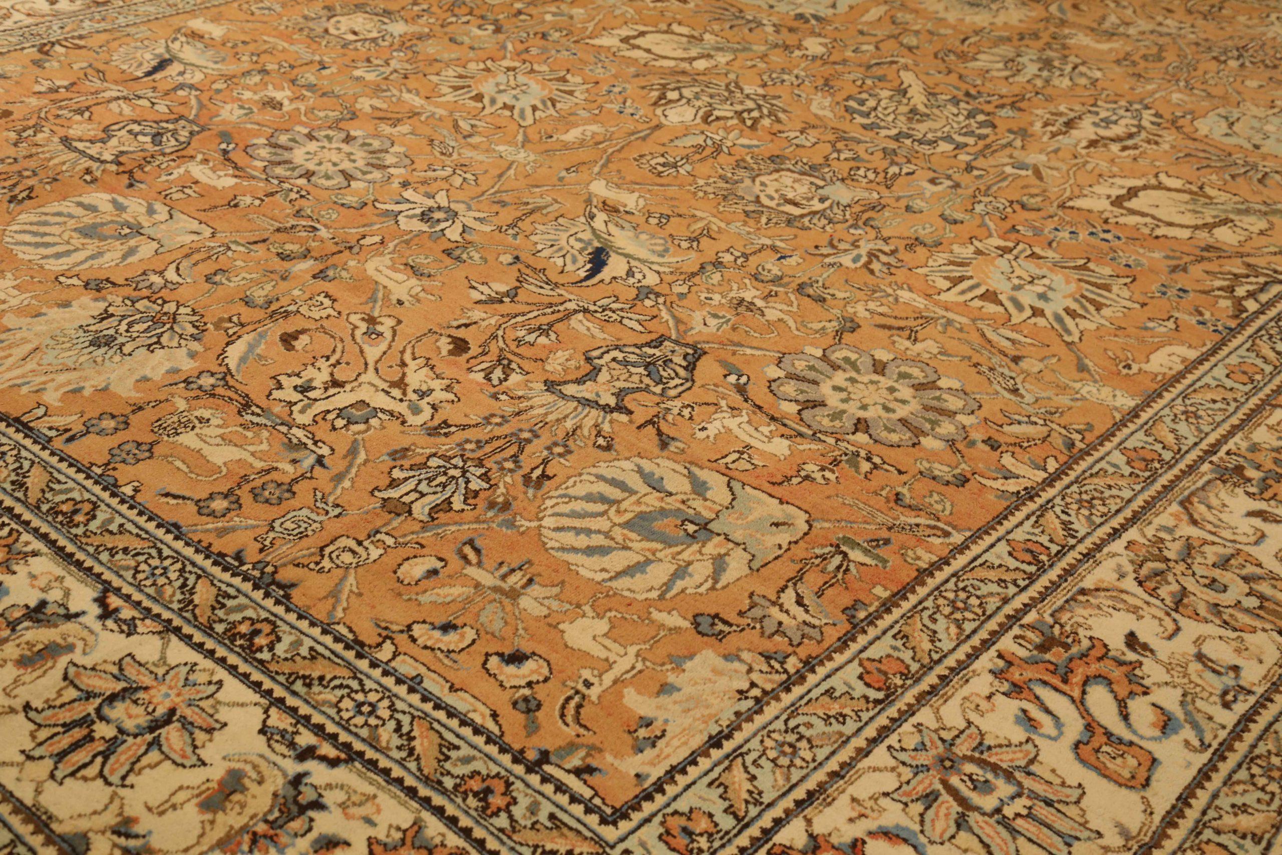 Asian Persian Tabriz Area Rugs - 12703 For Sale