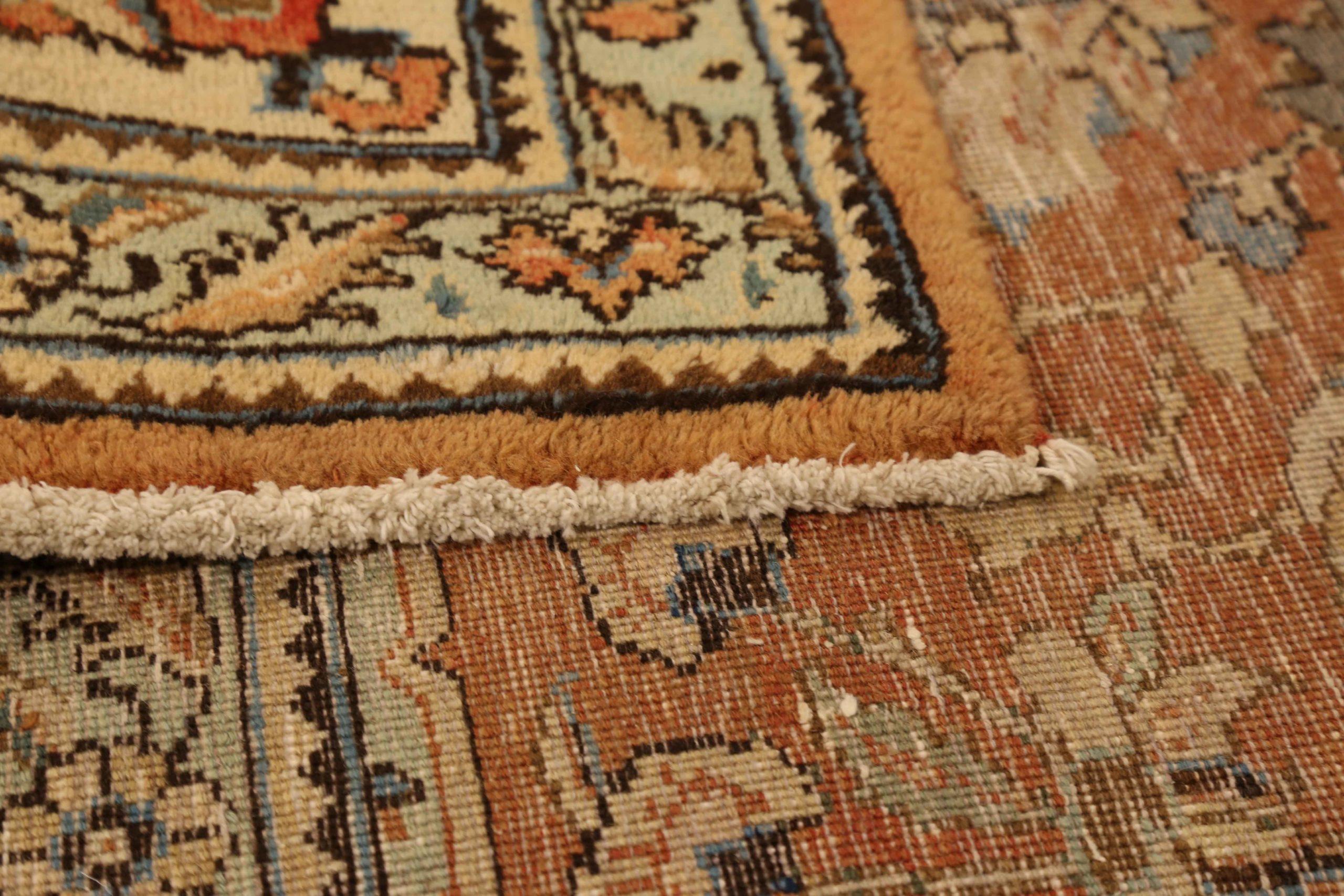 Persian Tabriz Area Rugs - 12703 In Excellent Condition For Sale In Dallas, TX