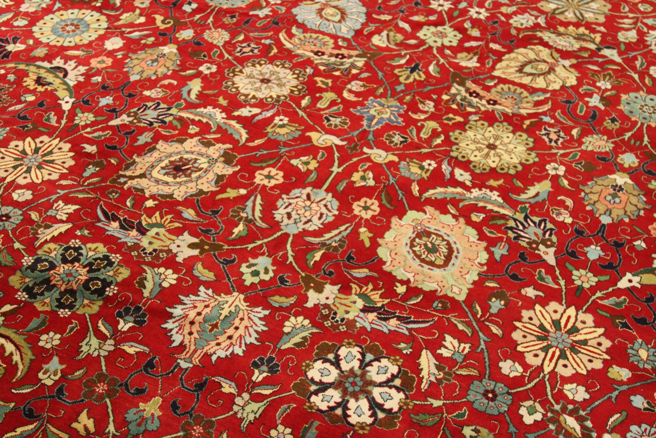 Asian Persian Tabriz Area Rugs Circa 1880 - 67207 For Sale