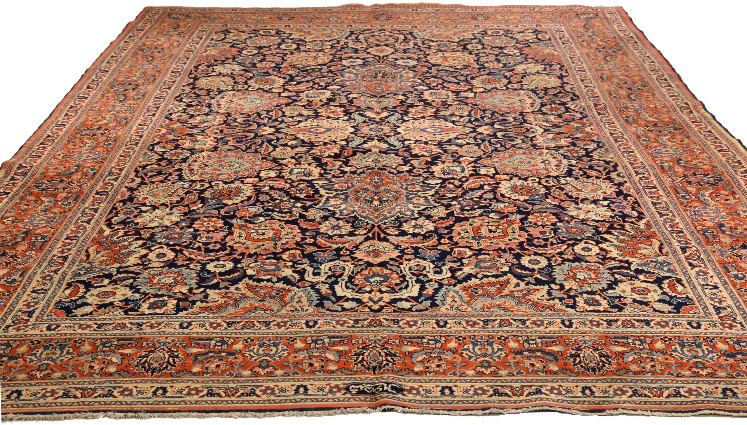 Scopri l'eleganza del Tabriz persiano con i tappeti d'area CIRCA del 1880. Progettato con lana e avorio e blu-rosso, questo design esclusivo è perfetto per valorizzare il tuo spazio.