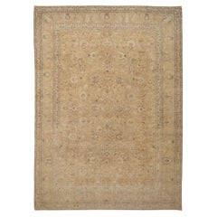 Tappeti persiani Tabriz Circa 1880 - Lana Avorio Taupe Design - 91753