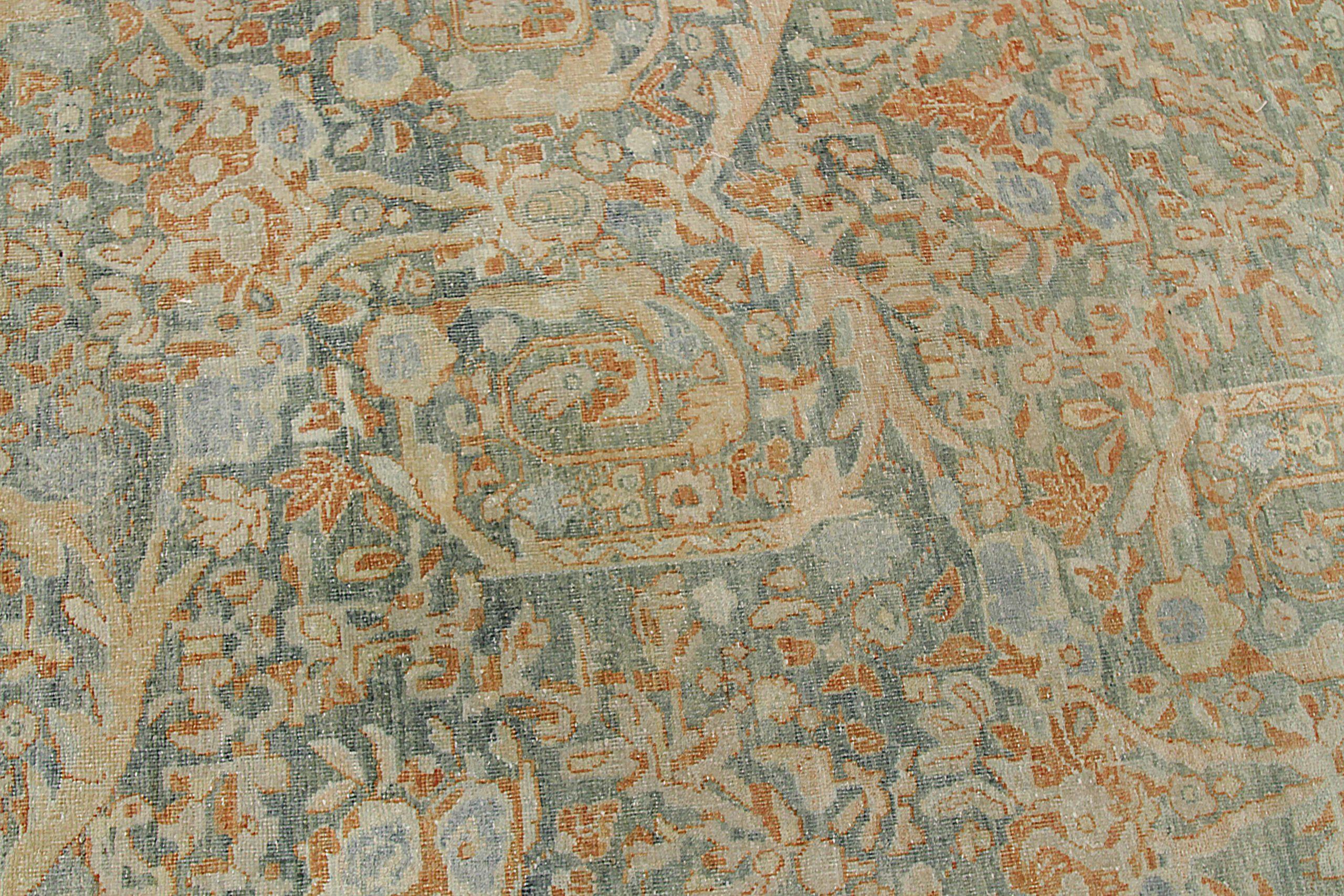 Asiatico Tappeti persiani Tabriz Circa 1910 - Lana blu avorio rosso - 92544 in vendita