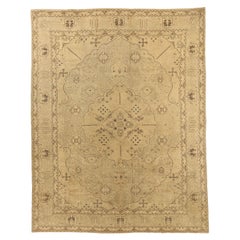 Persische Täbris Teppiche Circa 1910 - Wolle Braun Elfenbein Design - 75501
