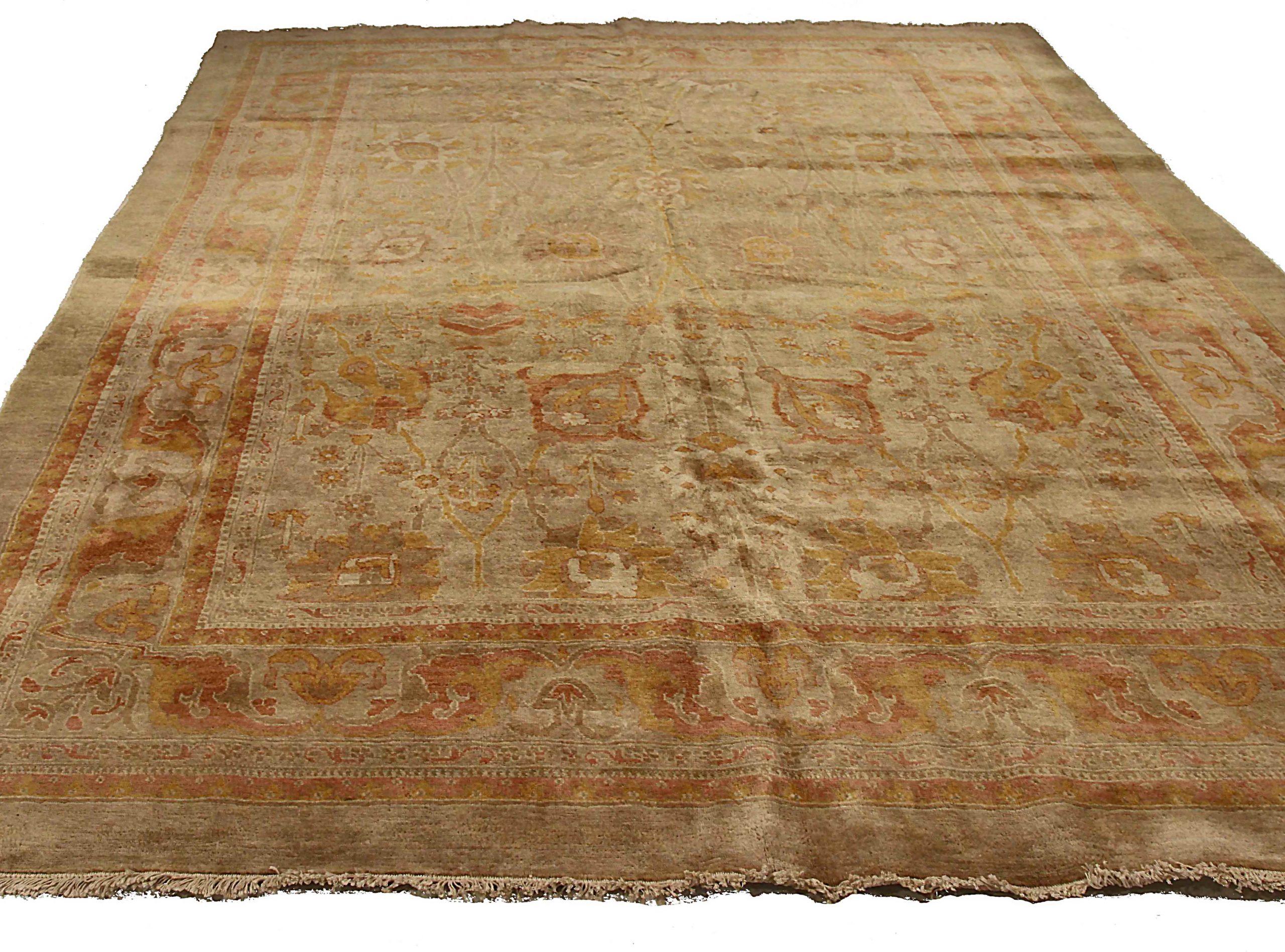 Discover the elegance of Persian Tabriz featuring Area Rugs in Circa 1910. Designed with Wool and GreenOrangeRed, this exclusive design is perfect for enhancing your space.