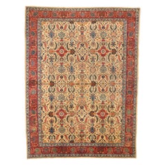 Tappeti persiani Tabriz Circa 1910 - Design in lana e avorio - 10495