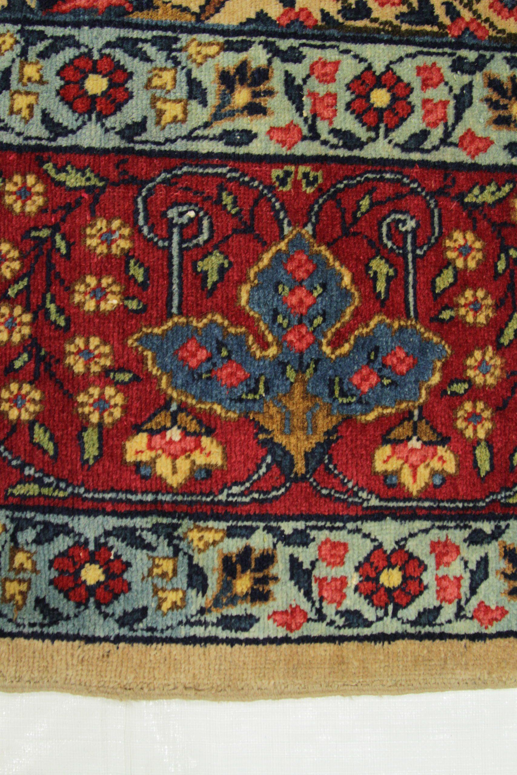 Persische Täbris-Teppiche um 1910 - Wolle Elfenbein Design - 10495 (Asiatisch) im Angebot