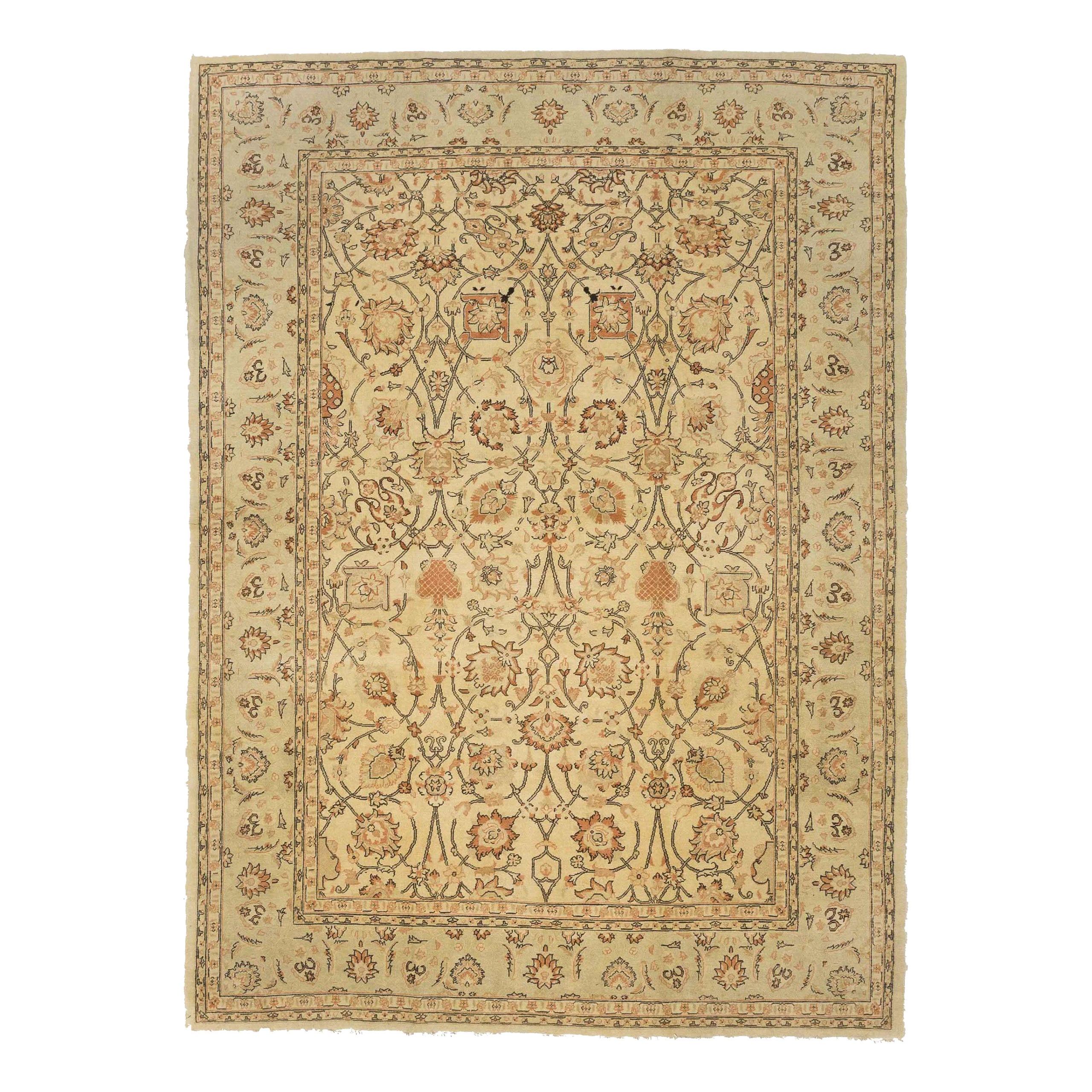 Tapis persans de Tabriz vers 1990 - 10804