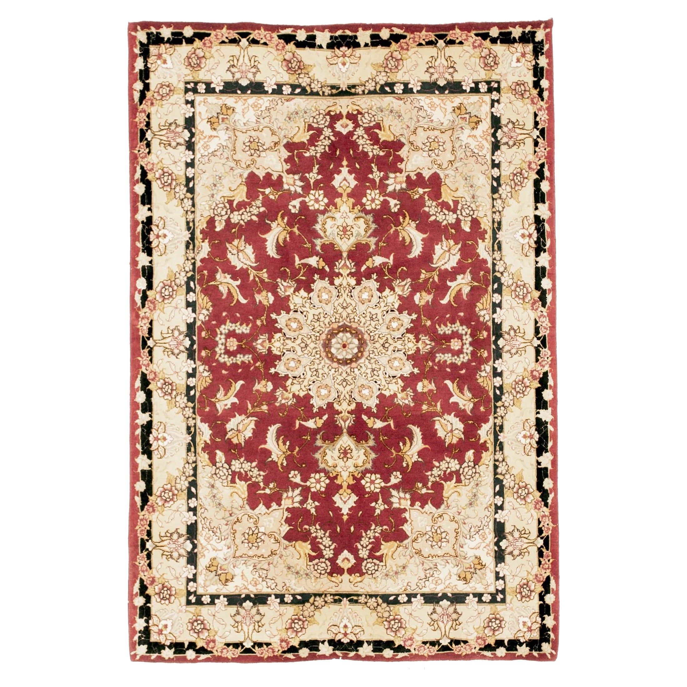 Tapis persan Tabriz Circa 1990 - 11201 en vente