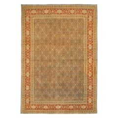Tappeti persiani Tabriz - Lana blu avorio rosso - 92703